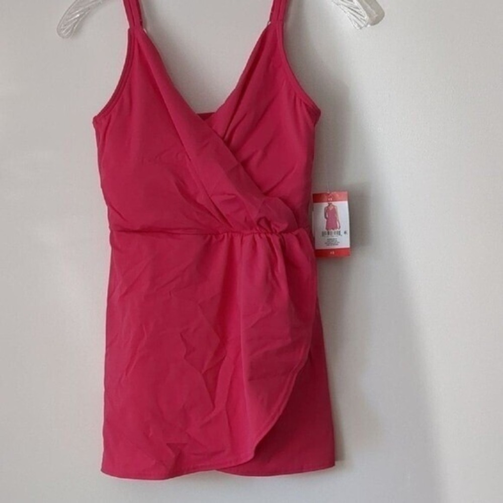 Lands End New S Pink Swim Suit One‎ piece